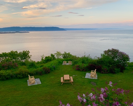 Vue du Manoir de Baie-Comeau