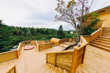 Thuya Spa Gaspesie Acces Exterieur