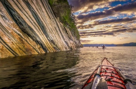 Fjord en Kayak